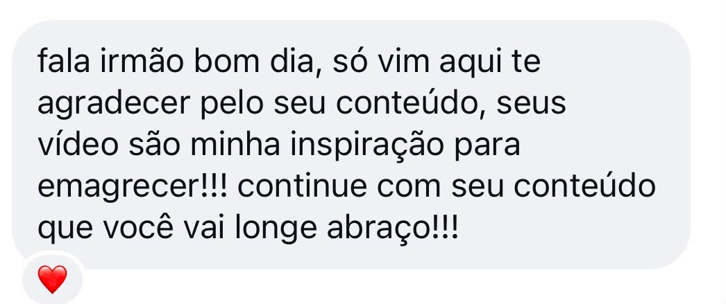 Depoimento de aluno